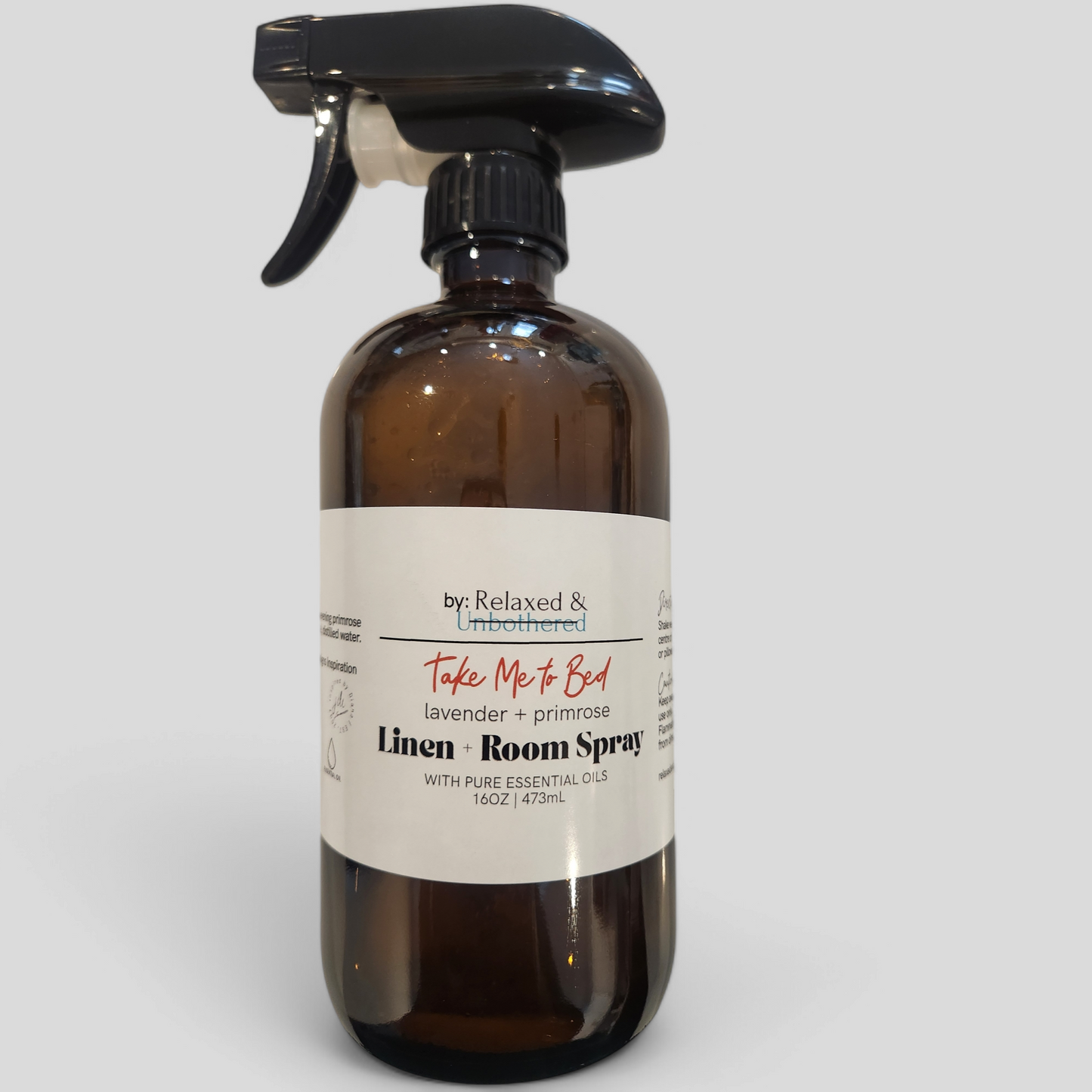 Take me to bed (lavender + rose) Room + Linen Spray