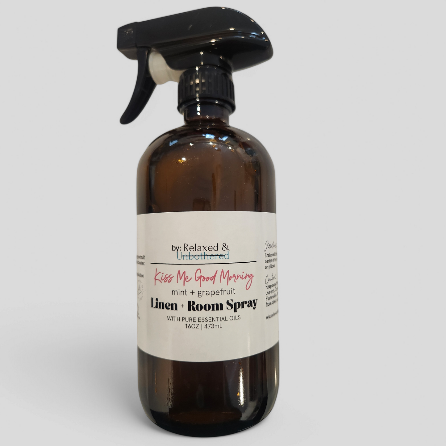 Kiss me good morning (mint + pink grapefruit) Room + Linen Spray
