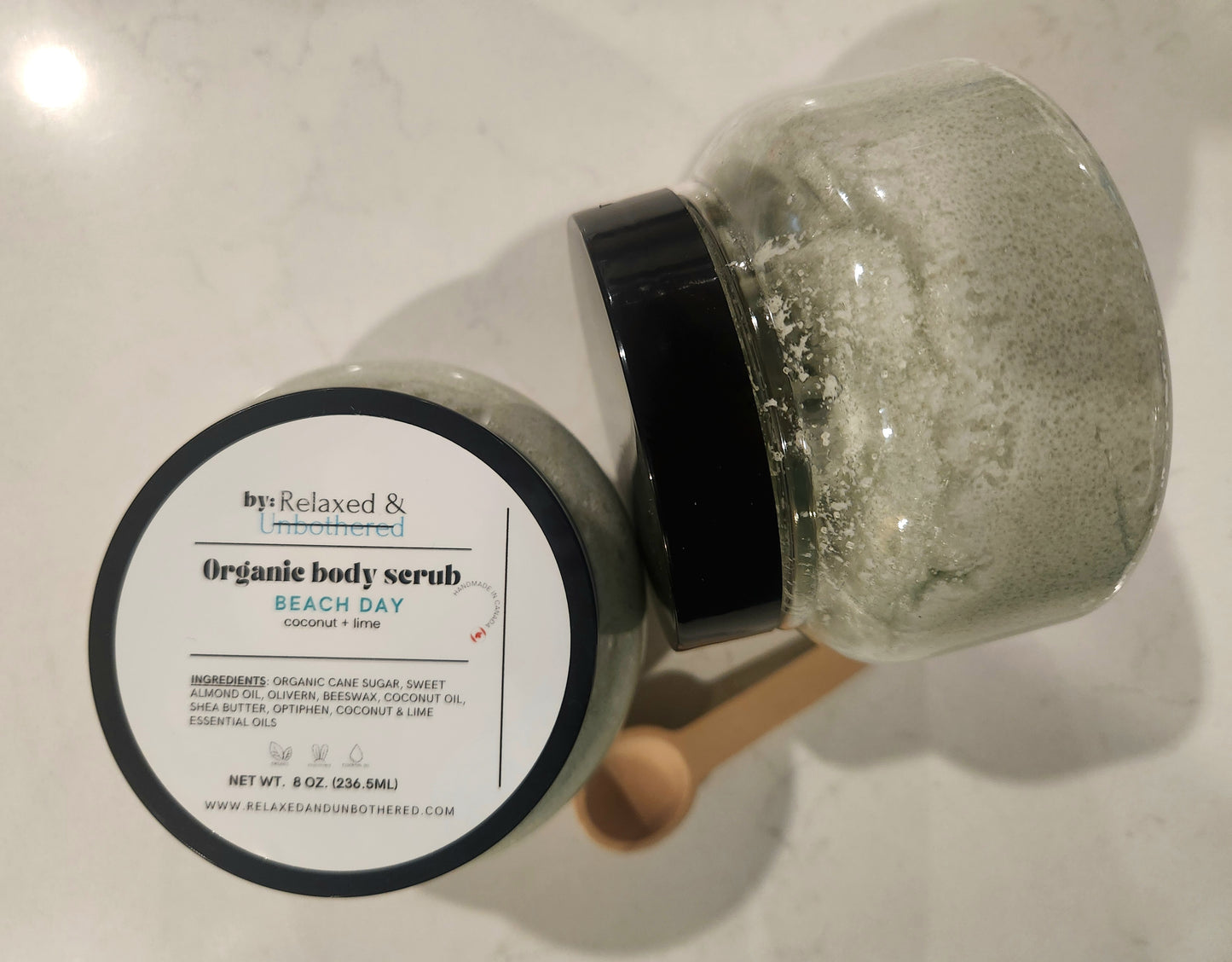 Beach Day [coconut + lime] Organic Body Scrub (8oz)