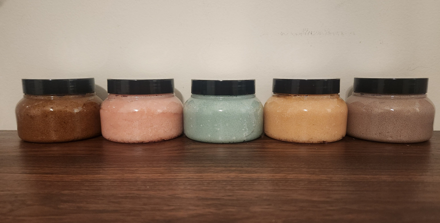 Sweet & Sensual [strawberry + peach] Organic Body Scrub (8oz)