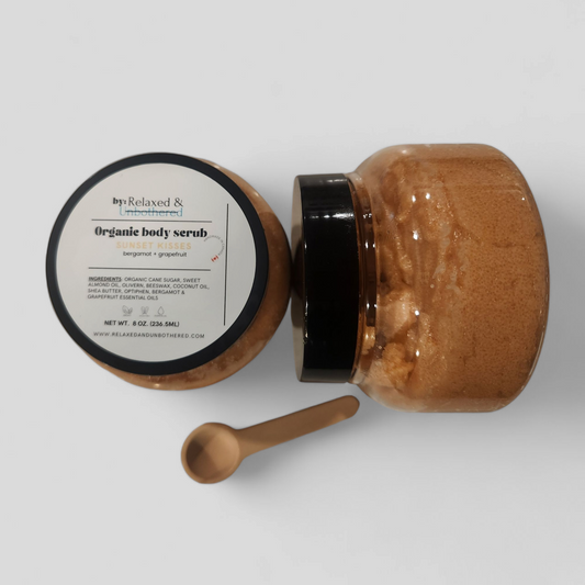 Sunset Kisses [bergamot + grapefruit] Organic Body Scrub (8oz)