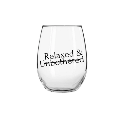 R&U stemless wine glass - 8oz